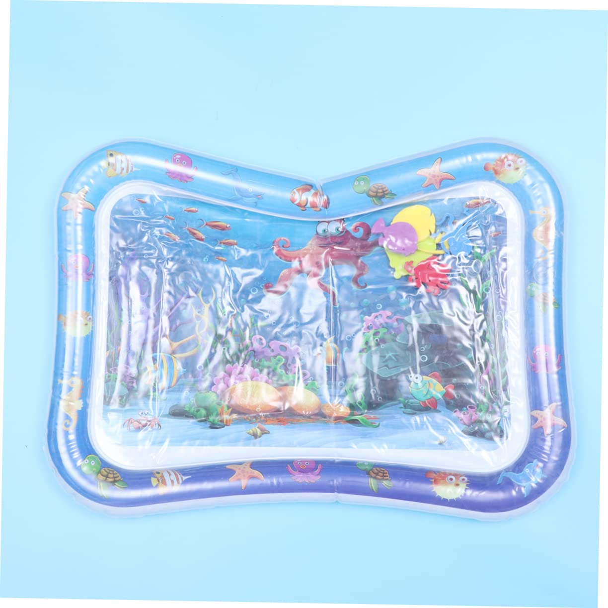 KOMBIUDA Octopus Design Baby Play Mat - Inflatable Water Play & Crawling Mat for Sensory Stimulation | Leakproof, Non-Toxic & Durable | Perfect for Indoor/Outdoor Playtime, Tummy Time & Early Learning Activities