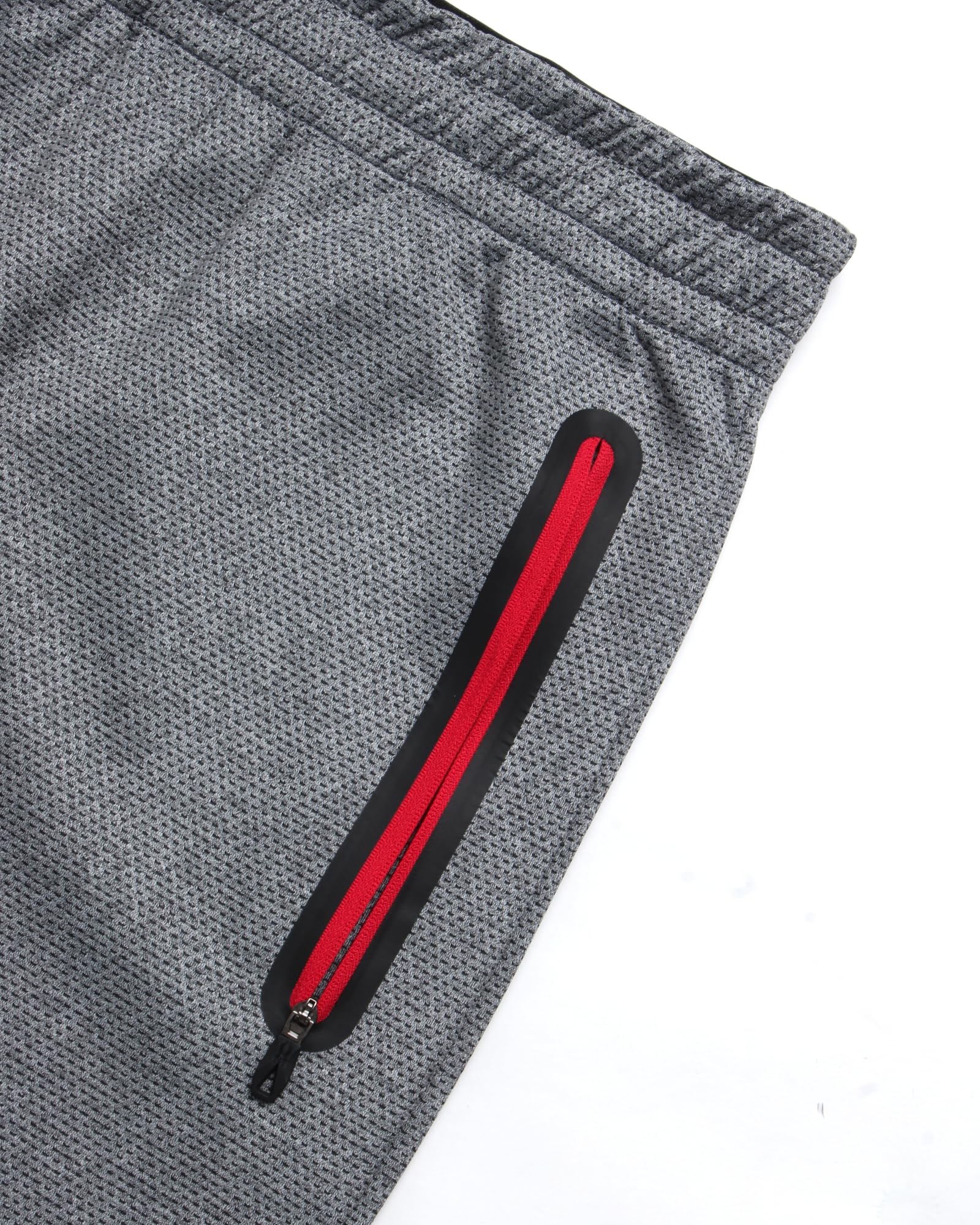 Spyder Men's Active Gym Shorts with Reflective Trim - Breathable Athletic Running Shorts with Zip Pockets for Workout & Training (S-XL) - Perfect for Gym, Jogging & Outdoor Sports Activities