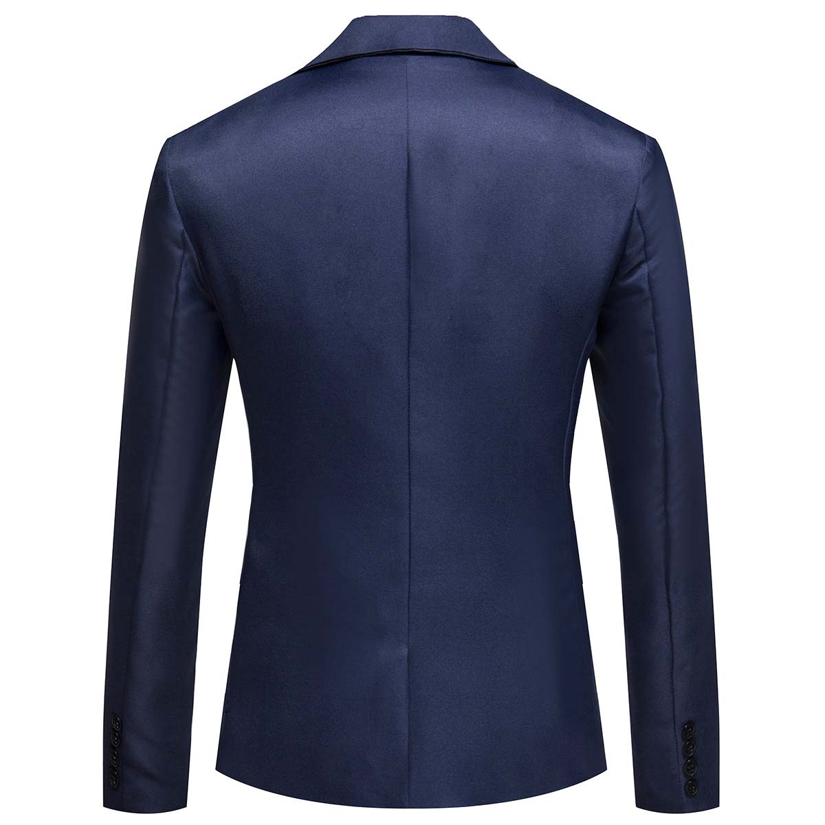 Slim Fit Men's Casual Suit Jacket - Lightweight Blazer Coat for Business & Office Wear - Navy Blue Formal Attire for Weddings, Parties & Special Occasions