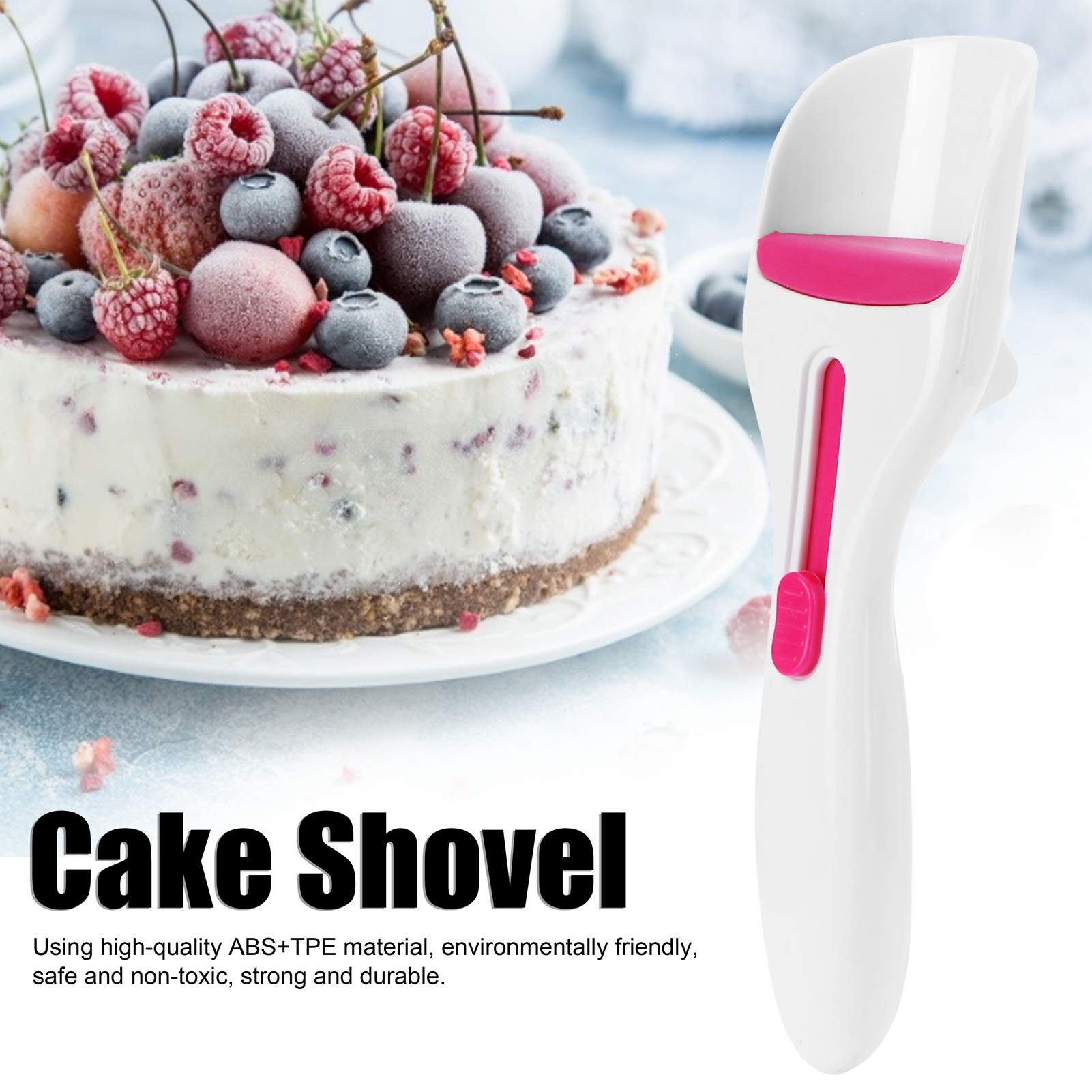 Alvinlite Stainless Steel Cake Spatula - Professional Baking Tool for Cake, Chocolate, Cupcake Decorating - Perfect for Home Bakers & Pastry Chefs (Ideal for Wedding Cakes, Birthday Parties & Dessert Making)