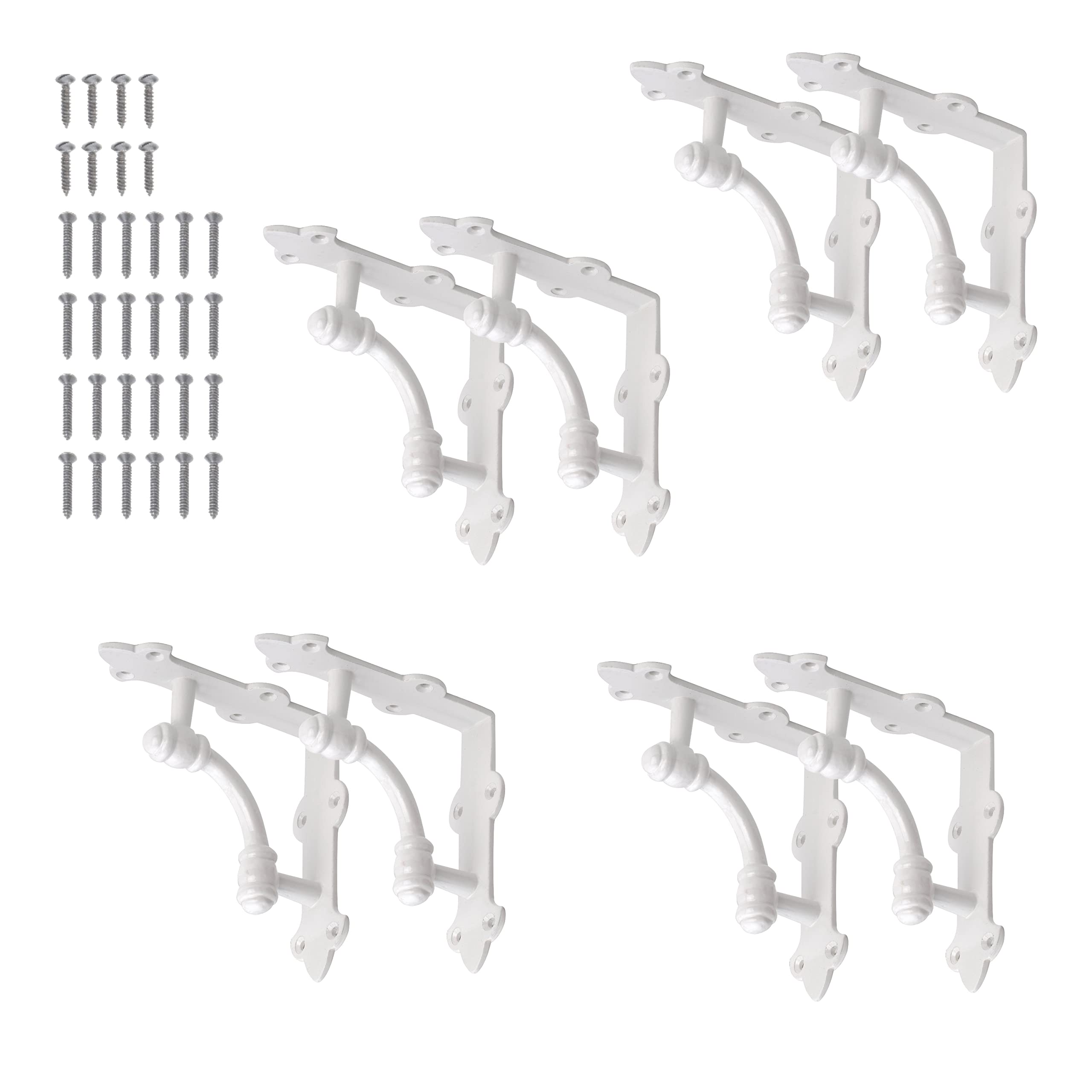 Heavy Duty Black Shelf Brackets 5.5