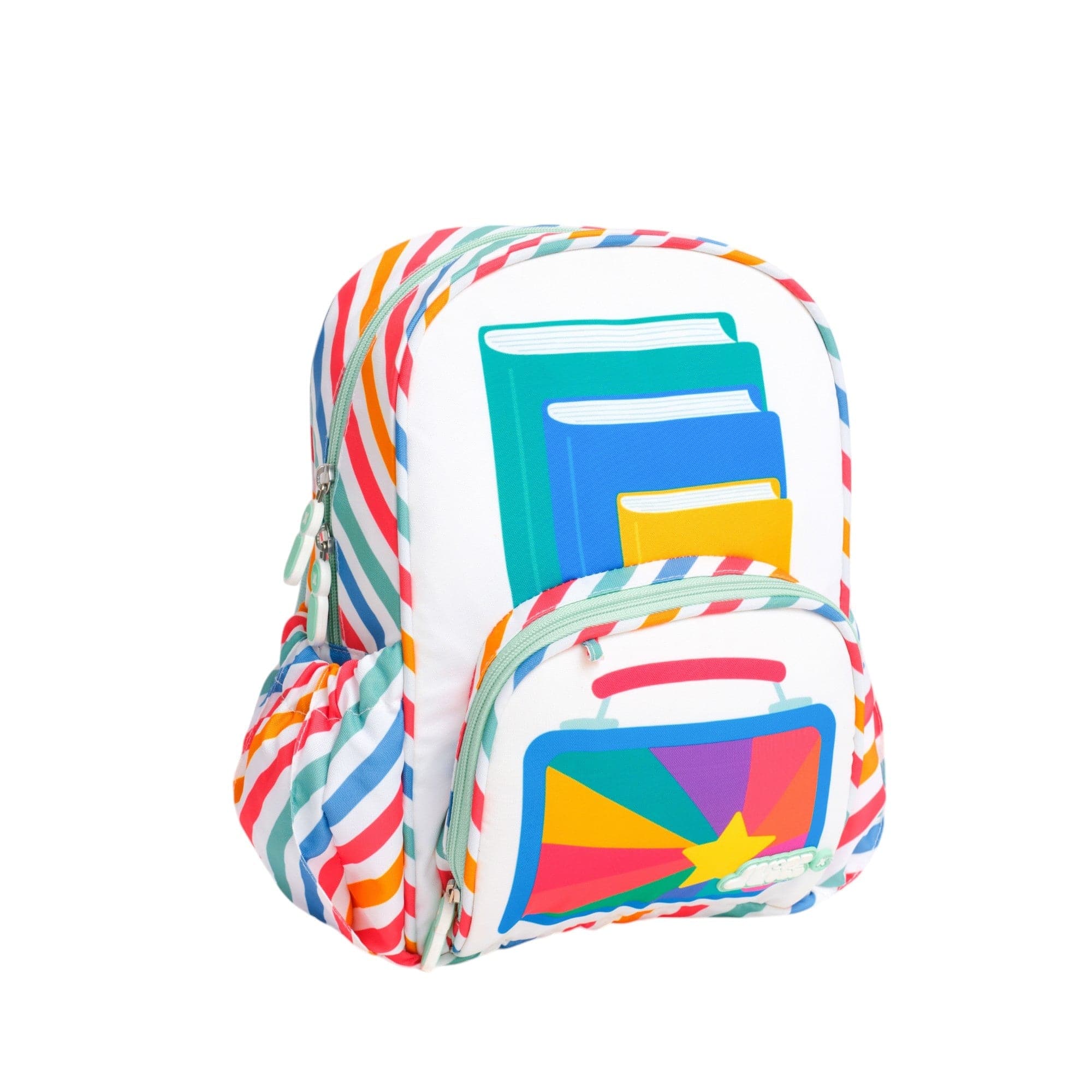 My First Day Small Backpack for Kids - Lightweight School Bookbag with Adjustable Straps - Perfect for Preschool, Kindergarten & Daycare Use