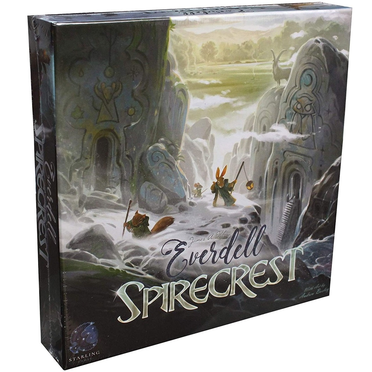 Everdell: Spirecrest Expansion Board Game - Strategic Adventure for Family & Friends Game Night, Perfect for Tabletop Enthusiasts & Collectors    **Usage Scenarios:**   - Ideal for family game nights, strategy sessions, and tabletop gaming gatherings   - Great gift for board game lovers and collectors   - Enhances replayability with new challenges and mechanics for Everdell fans