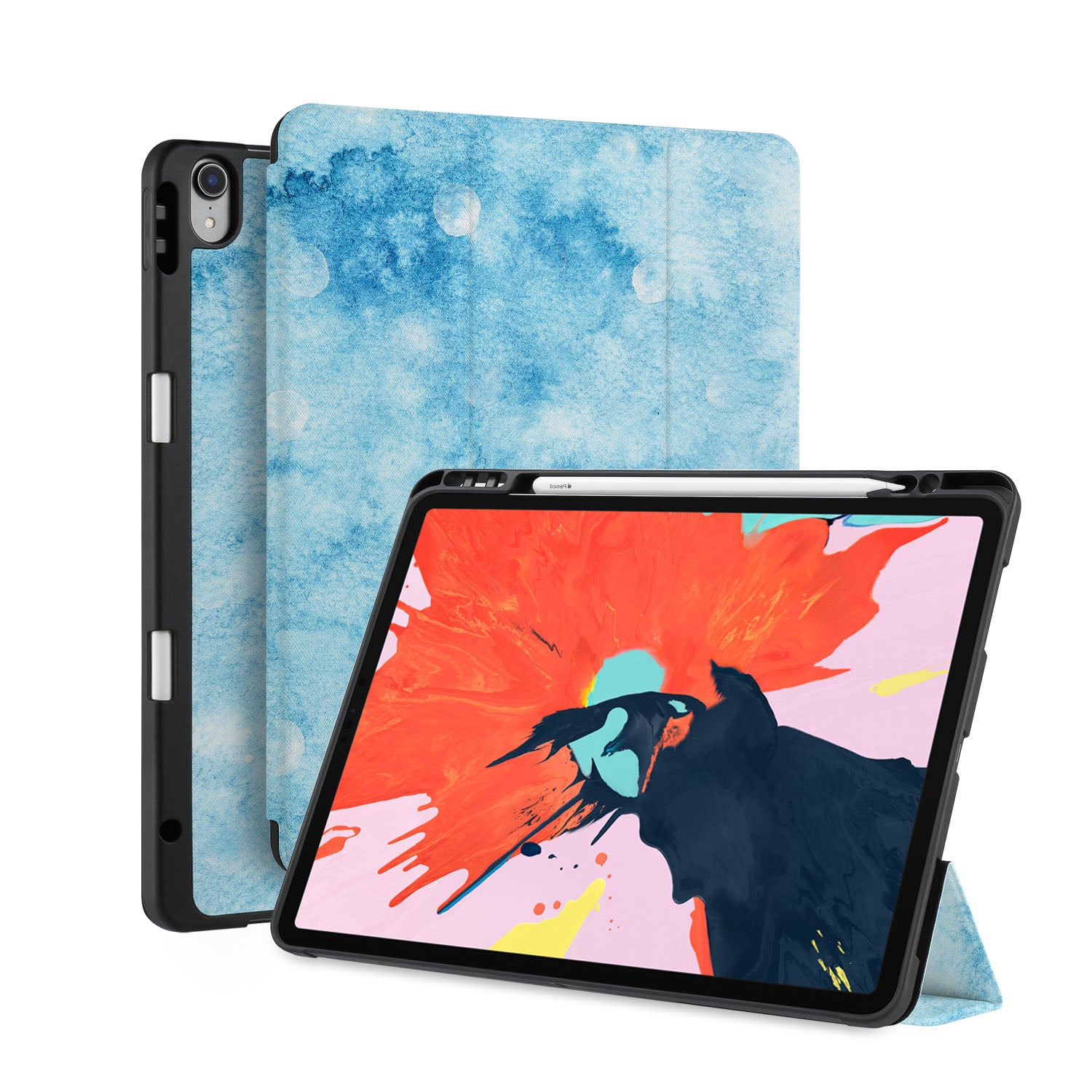 Premium iPad Trifold Case with Auto Sleep/Wake - Slim Protective Cover for iPad 6/7/8/9 (10.2 Inch) | Perfect for Work, Travel & Winter Commutes