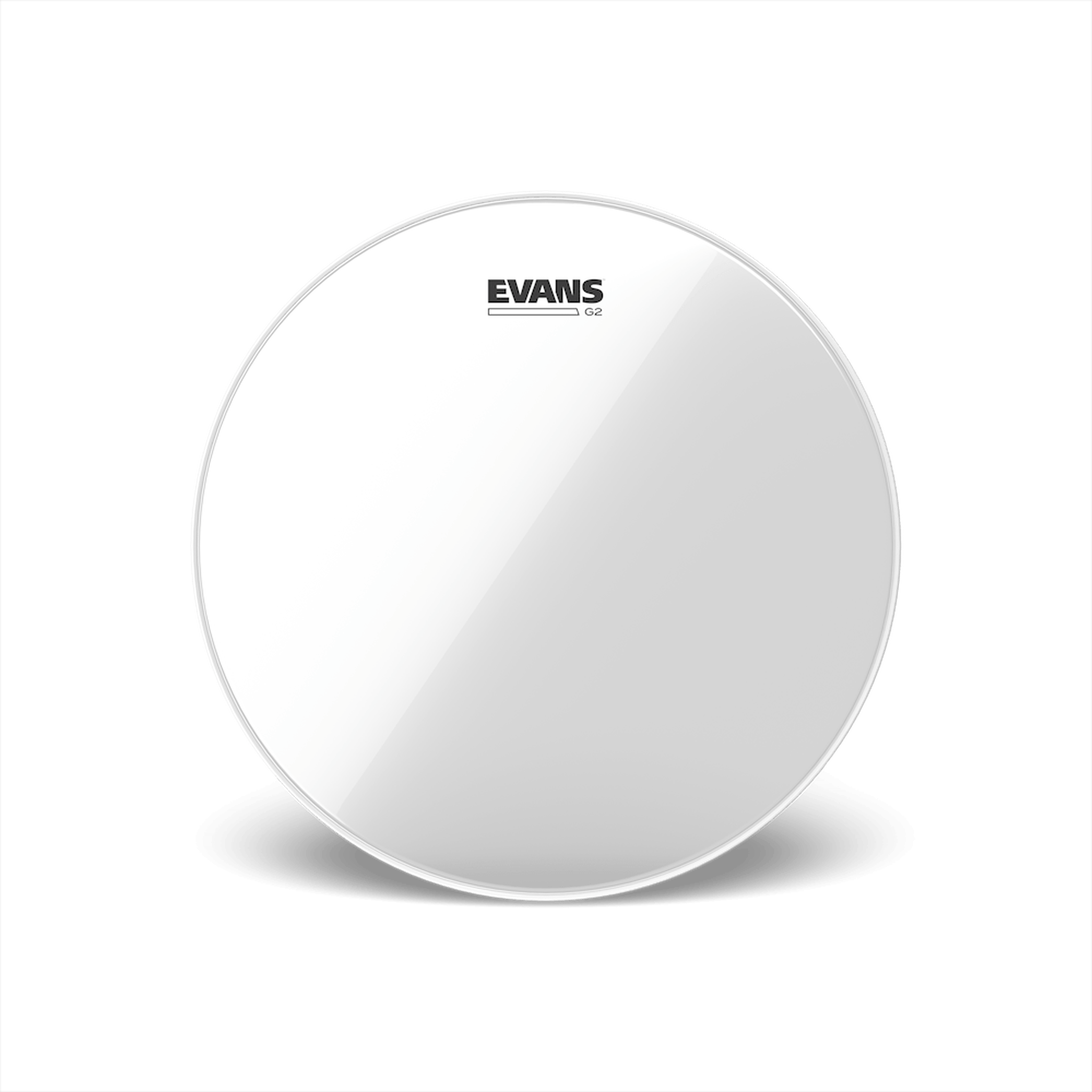 EVANS G2 Clear Drum Head 18 Inch - Premium Drum Skin for Snare and Tom Drums - Perfect for Live Performances, Studio Recording, and Practice Sessions