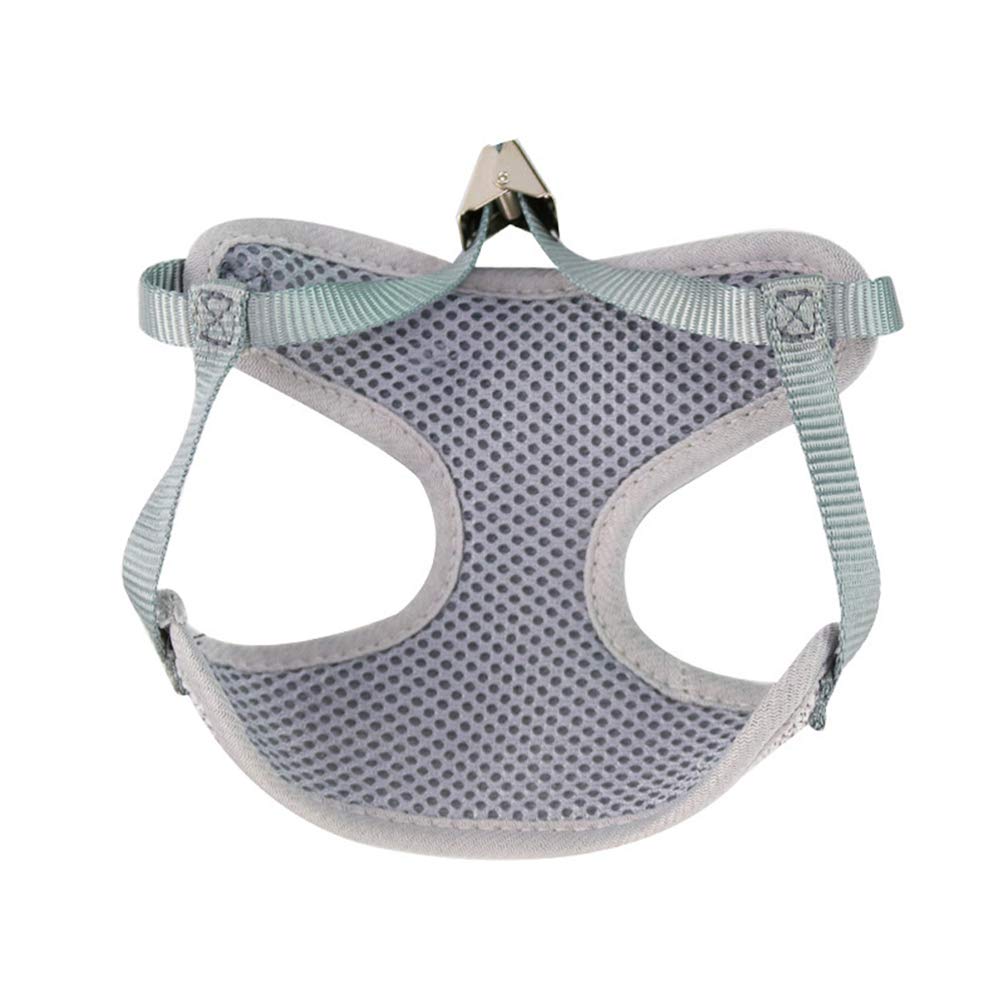 POPETPOP Adjustable Cat Harness Vest with Leash - Breathable Pet Traction Harness for Large Cats & Kittens - Durable Cat Collar & Rope for Walking, Outdoor Adventures & Training