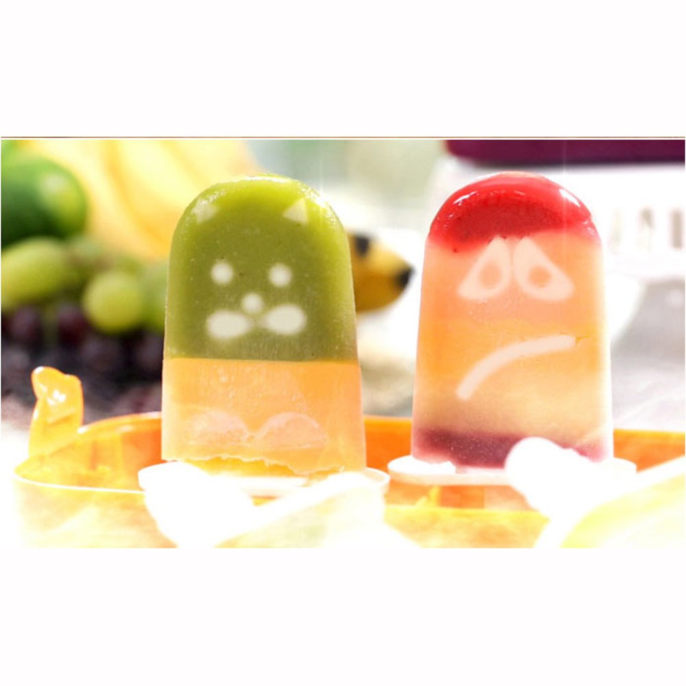 Funny Pop Triple Ice Bar Maker - Ice Cream Mold for Kids - Perfect for Summer Treats, Birthday Parties & Family Fun