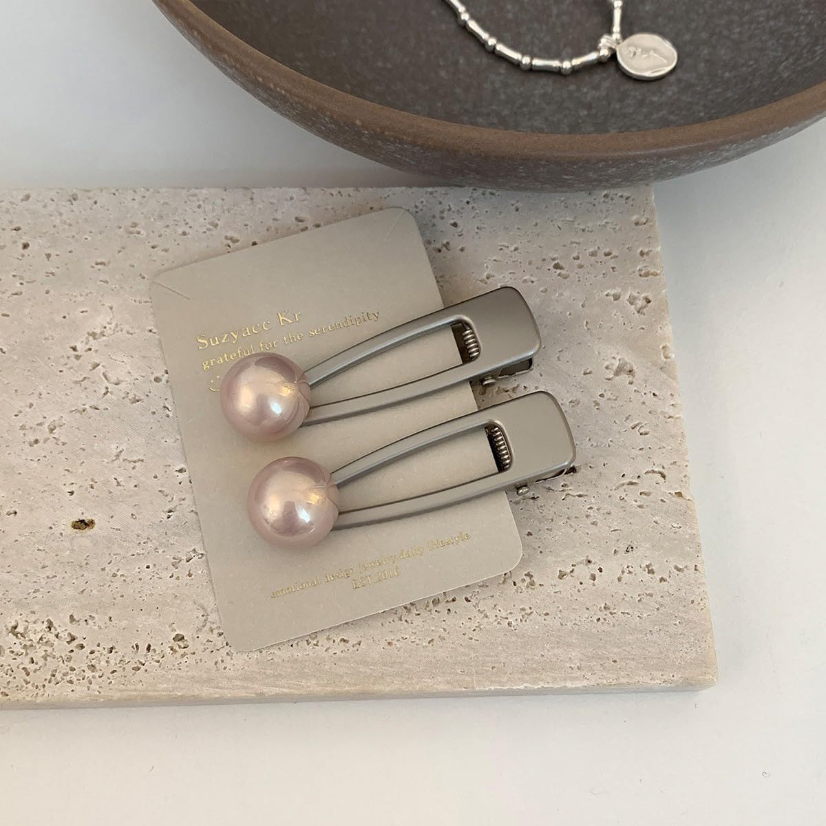 Handmade Hair Pins and Barrettes Set for Women and Girls - Elegant Hair Clips, Bun Holders, and Headwear Accessories (Color: FJ2563) - Perfect for Weddings, Parties, and Everyday Styling