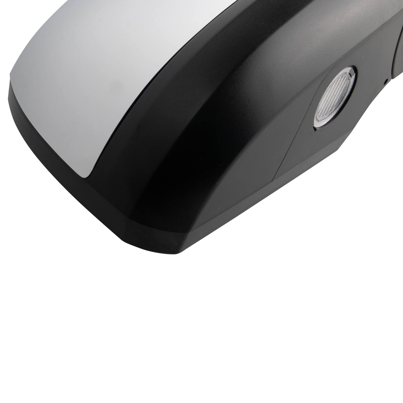 Power Folding Heated Memory Signal Chrome Passenger Side Mirror for Toyota Tundra & Sequoia - RH (Right Hand) - Perfect for Winter Driving & Enhanced Safety