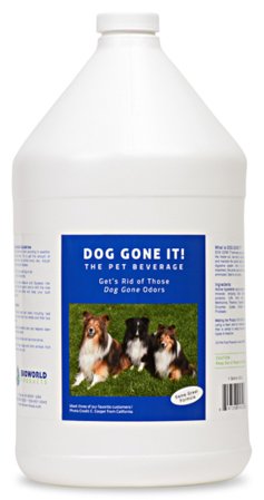 BioWorld USA Dog Gone It - Natural Pet Beverage for Dogs & Cats, 4 x 1 Gallon - Hydration Solution for Active Pets, Travel & Outdoor Adventures