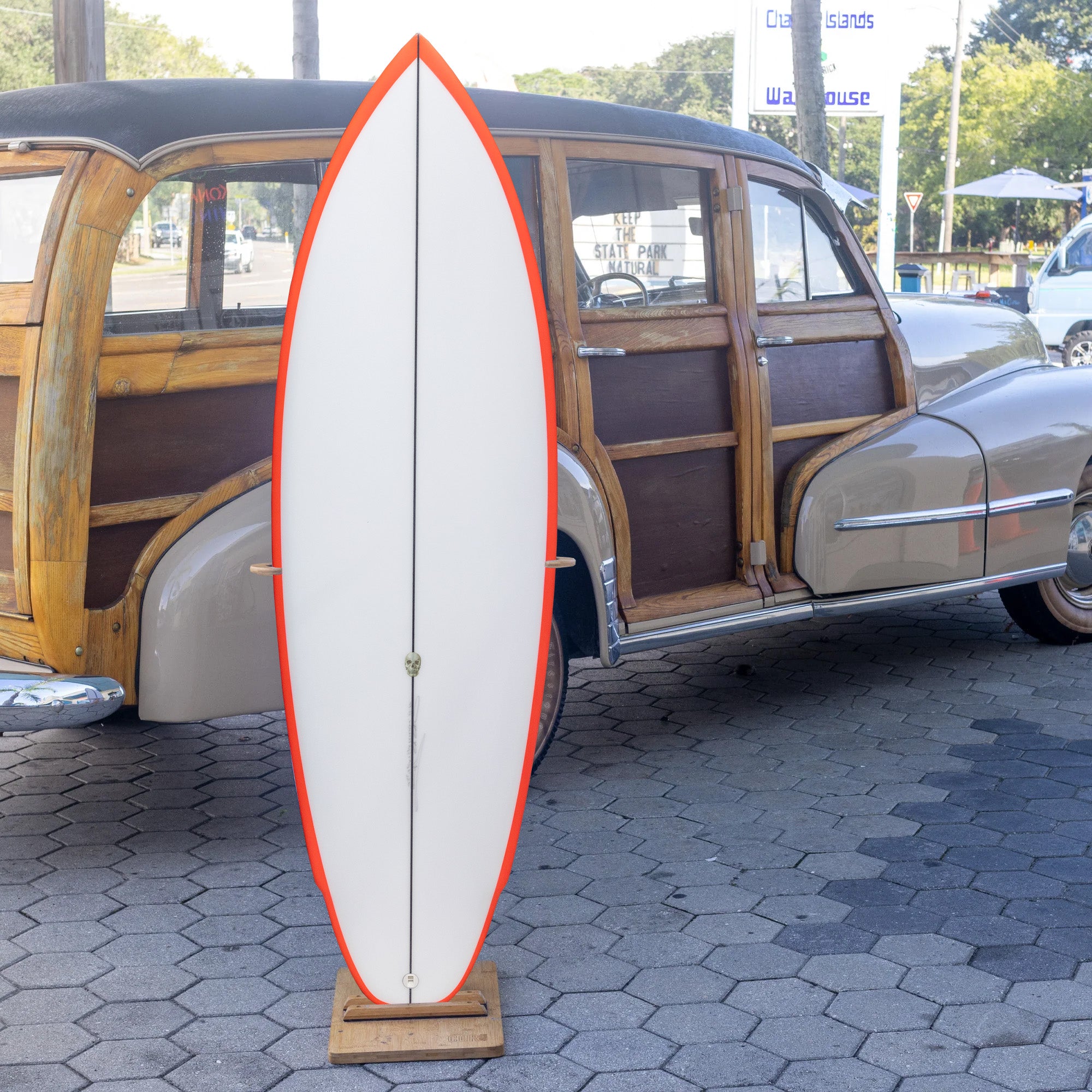 Christenson Lane Splitter 5'5 Surfboard with FCS II Fin System - Perfect for Small Waves & Beach Break Surfing