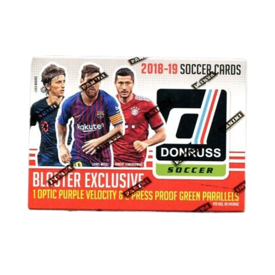 2018-2019 Panini Donruss Soccer Blaster Box - Collectible Soccer Trading Cards for Fans & Players - Perfect for Gifts, Trading, and Game Nights