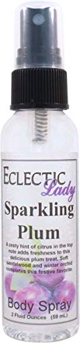 Sparkling Plum Body Spray for Women - Long Lasting Double Strength Fragrance, 2 oz - Perfect for Daily Wear, Gym & Outdoor Activities