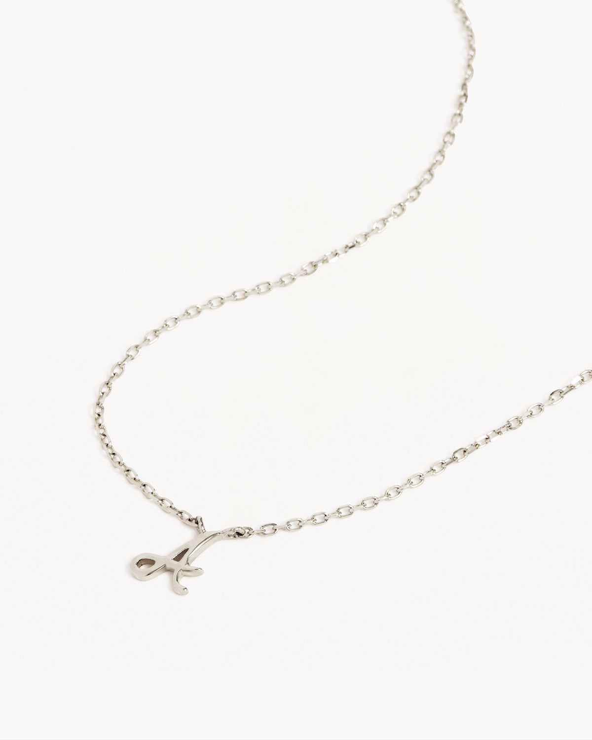 Sterling Silver Love Letter Necklace - Personalized Engraved Pendant for Women - Romantic Gift for Anniversary, Valentine's Day & Special Occasions