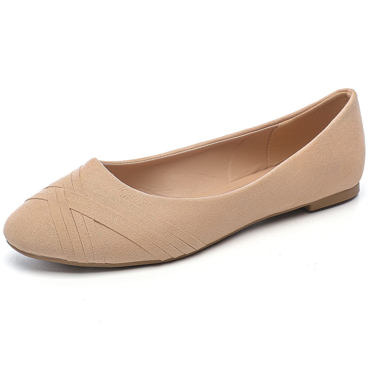 Roozin Women's Ballet Flats - Comfortable Round Toe Slip-On Dress Shoes for Casual Wear | Perfect for Office, Travel & Everyday Outfits