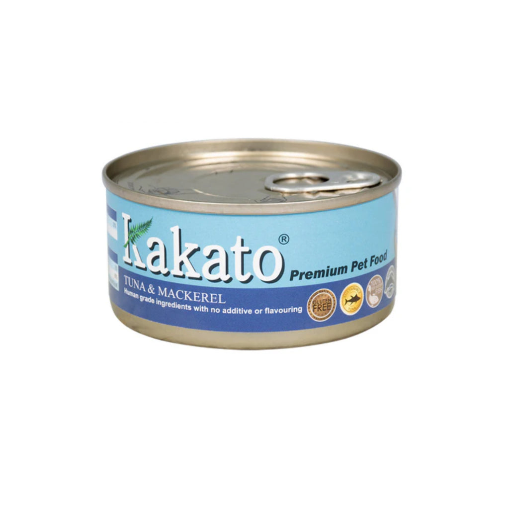 Premium Kakato Wet Can Food 170g - Chicken, Beef, Brown Rice, Tuna Fillet & Cheese Variety Pack - Healthy Natural Flavors for Cats and Dogs - Perfect for Mealtime, Training Treats & Weight Management
