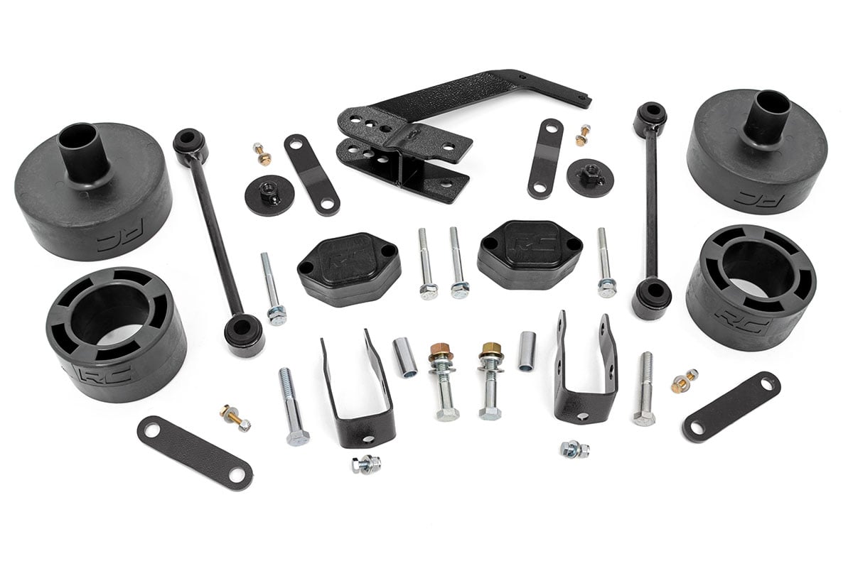 2.5 Inch Lift Kit for Jeep Wrangler JK & Unlimited (2007-2018) - Heavy Duty Suspension Spacers | Series II | Off-Road Adventure & Trail Riding Upgrade