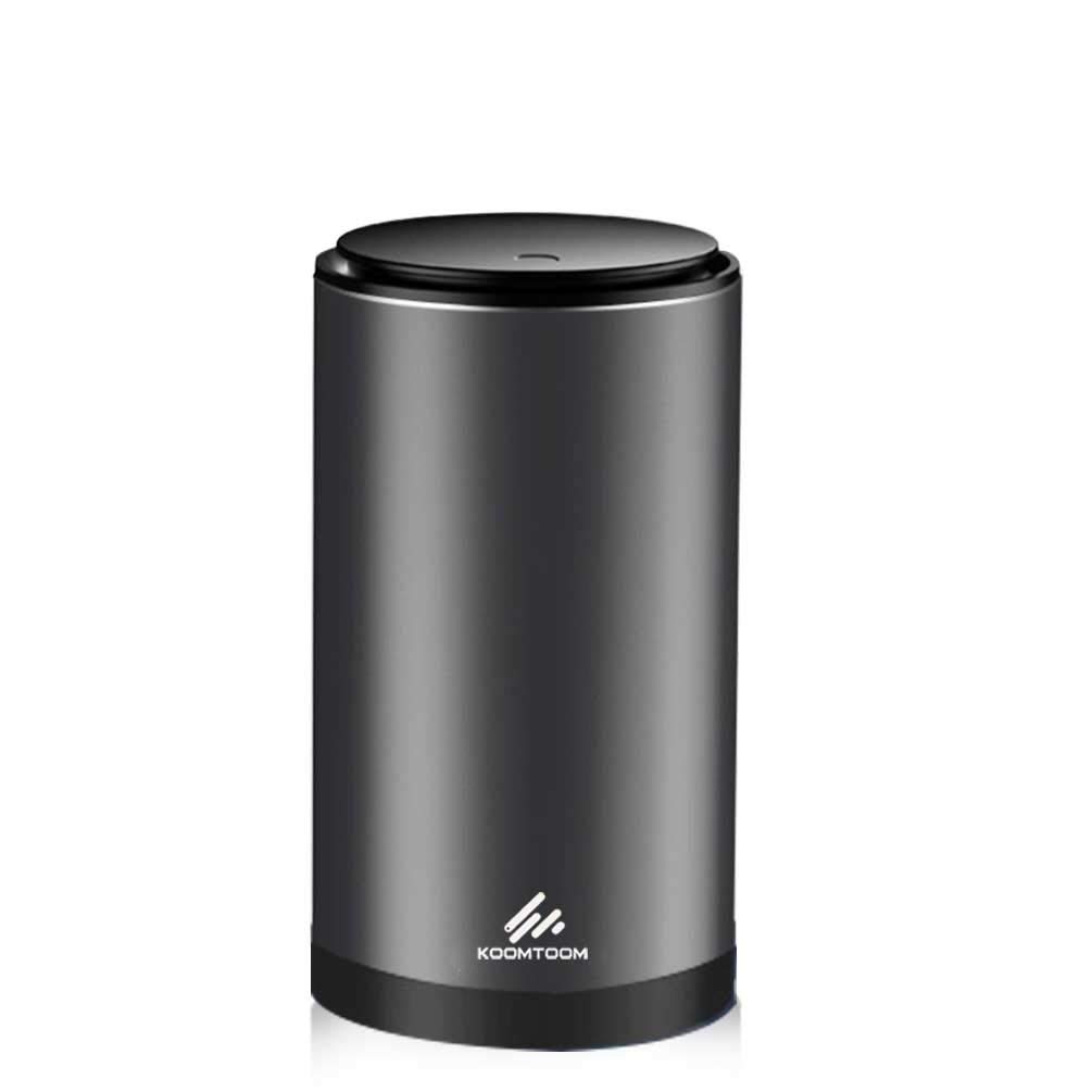 KOOMTOOM 300ml Leak-Proof Detachable Mini Car Trash Can with Lid - Universal Car Cup Holder Garbage Bin for Sedan, SUV, Truck (Dark Gray) | Ideal for Road Trips, Commuting & Keeping Your Vehicle Clean