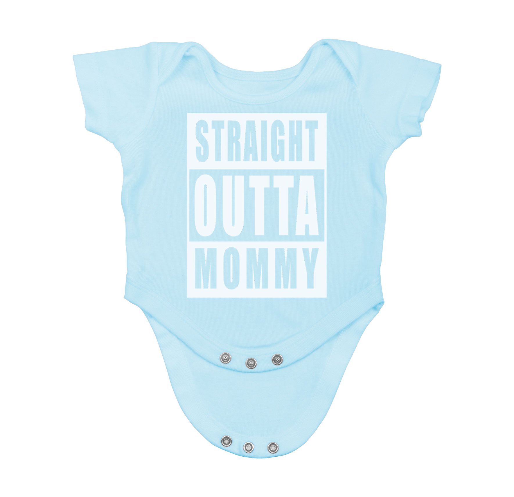 Funny Baby Bodysuit - Straight Outta Mommy Onesie for Newborn Boys & Girls - Cute Infant Outfit for Photos, Parties & Everyday Wear