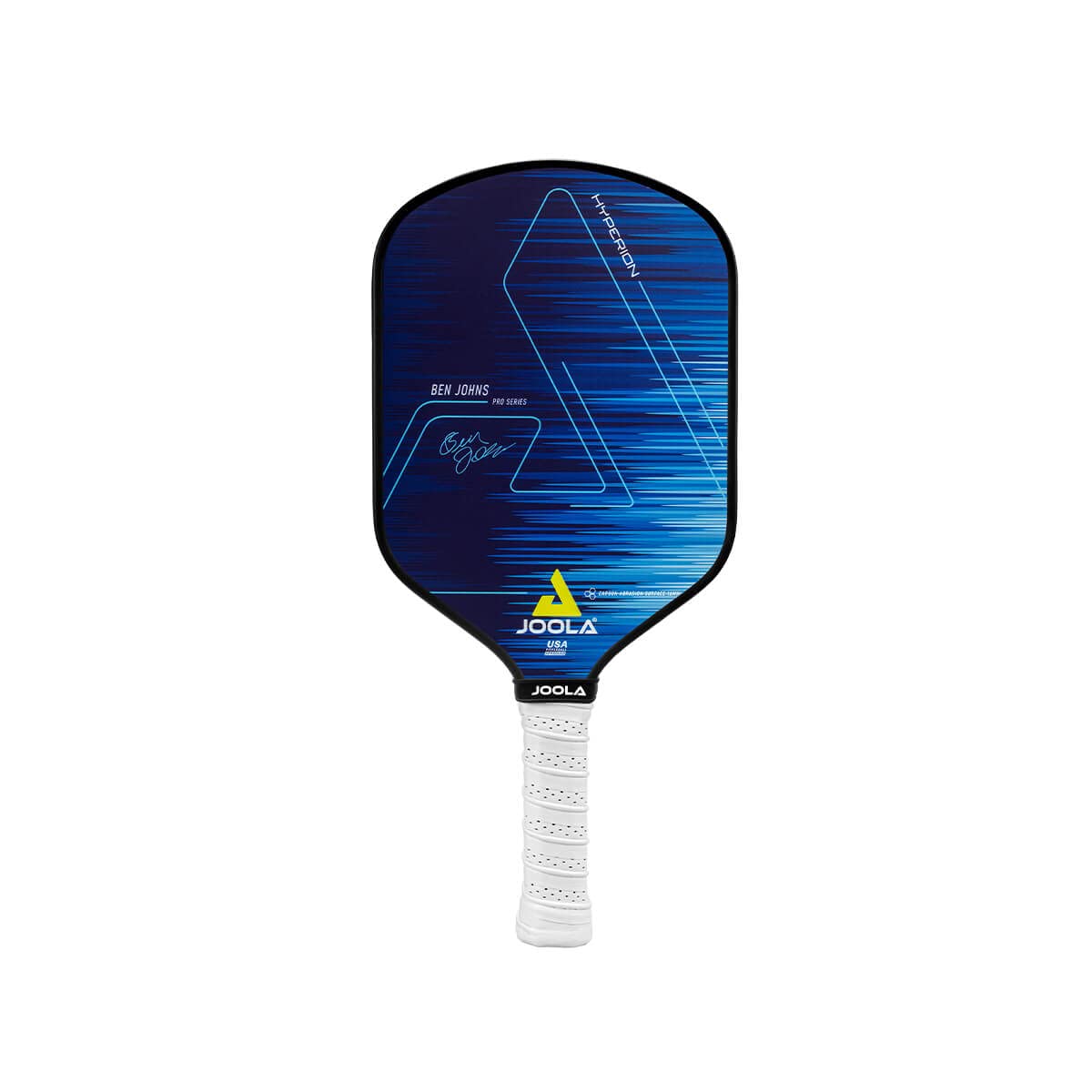 JOOLA Ben Johns Hyperion Pickleball Paddle - Carbon Fiber Surface with Honeycomb Polypropylene Core for Power & Spin - USAPA Approved Elongated Handle Paddle - Perfect for Competitive Play & Outdoor Pickleball Games
