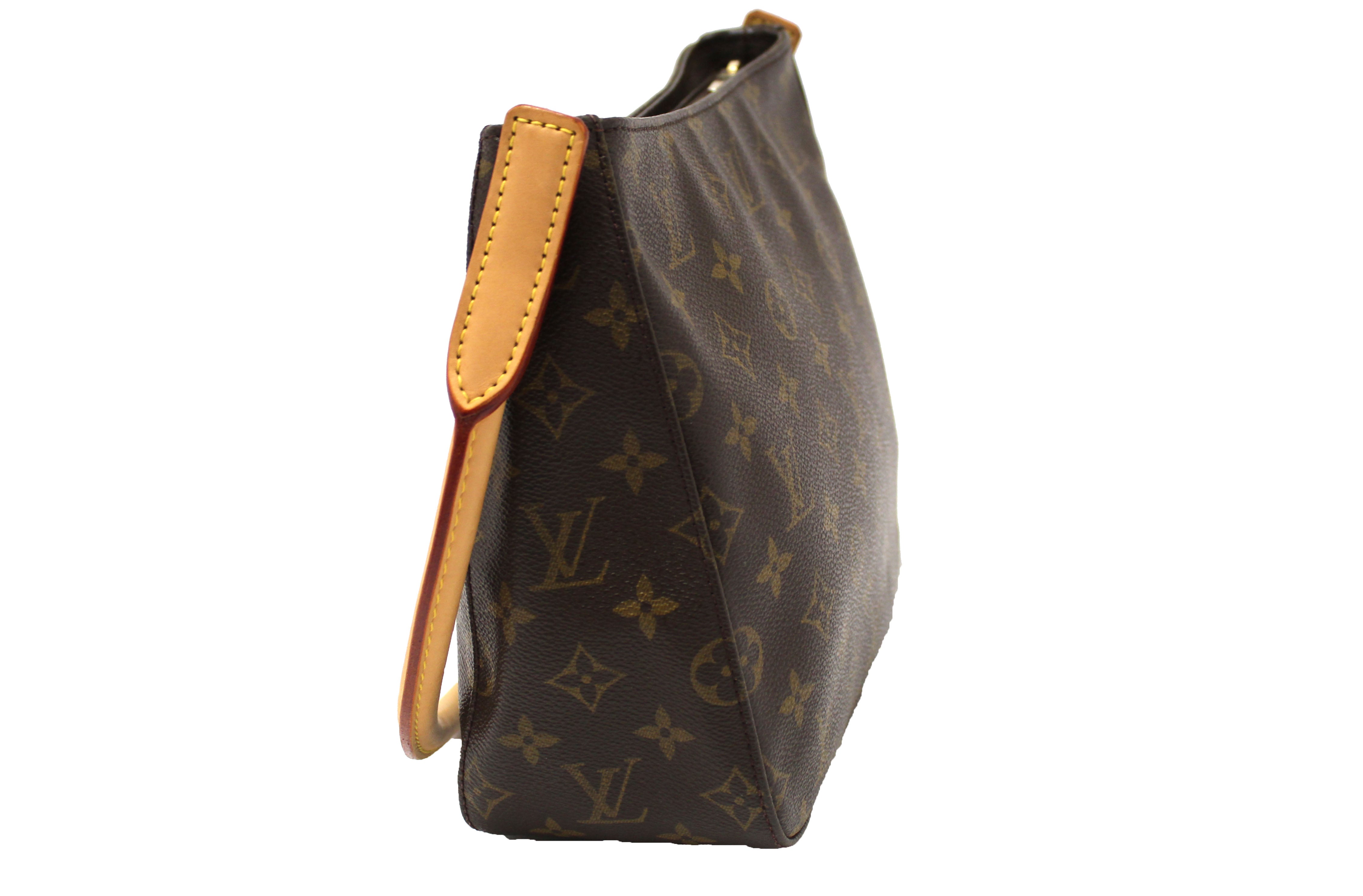 Authentic Louis Vuitton Classic Monogram Canvas Looping PM Shoulder Bag for Women | Luxury Designer Handbag | Perfect for Work, Travel & Everyday Use