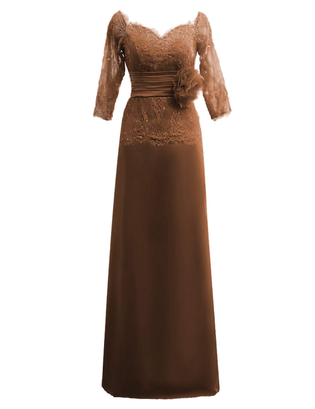 Elegant Long Sleeve Lace Mother of The Bride Dresses - Formal Evening Gowns for Women - Perfect for Weddings, Receptions & Special Occasions