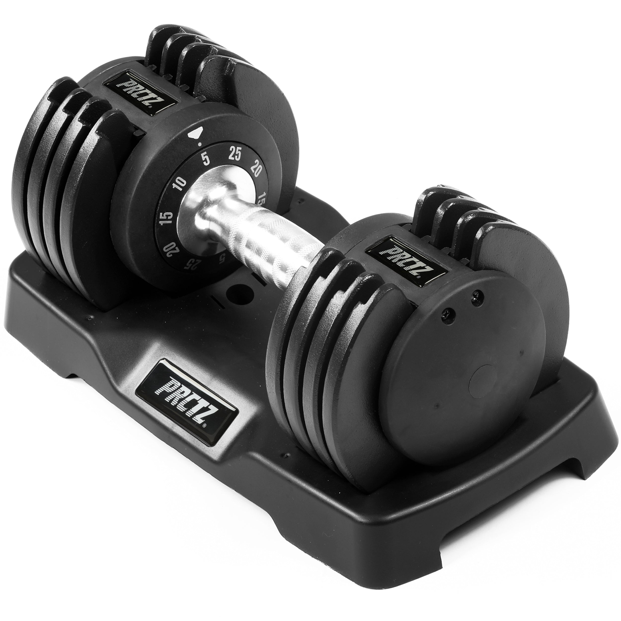 PRCTZ Adjustable Dumbbell Set - 25lb & 55lb Options for Home Gym, Strength Training & Weightlifting - Perfect for Full-Body Workouts, Muscle Building & Fitness Enthusiasts