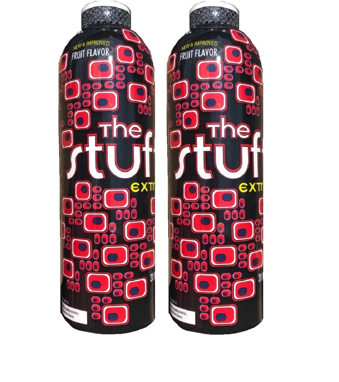 Extra Stuff Fruit Punch Energy Drink - 20 fl.oz (2 Pack) - Refreshing & Hydrating Beverage for Workouts, Parties & On-the-Go
