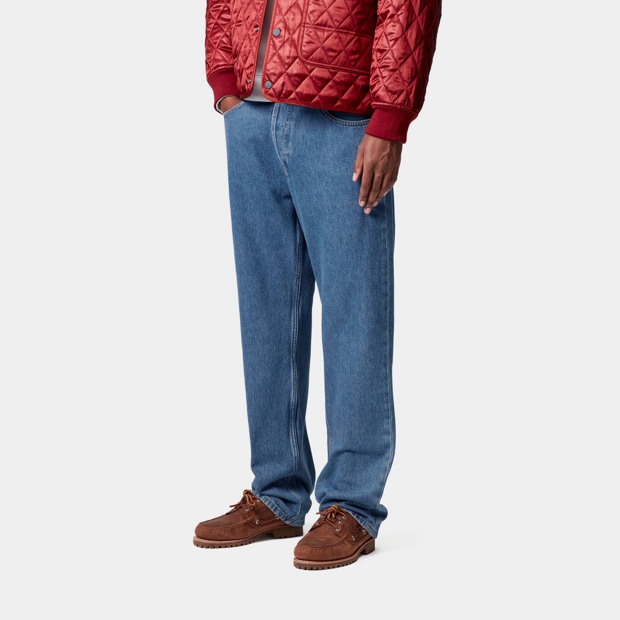 Nolan Pant for Men - Blue Heavy Stone Wash Denim Jeans | Comfortable & Stylish for Casual Wear, Work, and Everyday Outfits