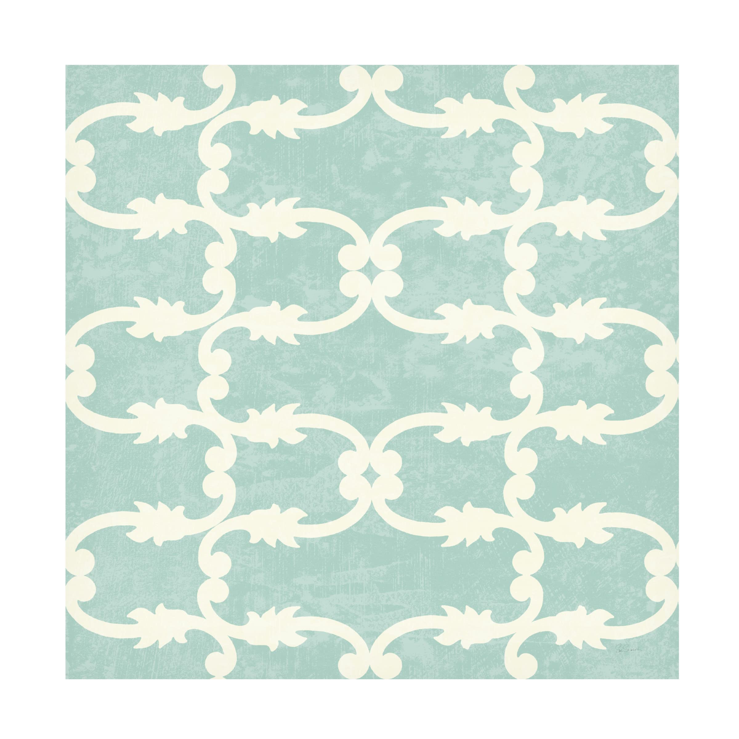 Trademark Fine Art 'Peacock Arbor Pattern VII' Canvas Wall Art by Sue Schlabach - Elegant Home Decor for Living Room, Bedroom & Office