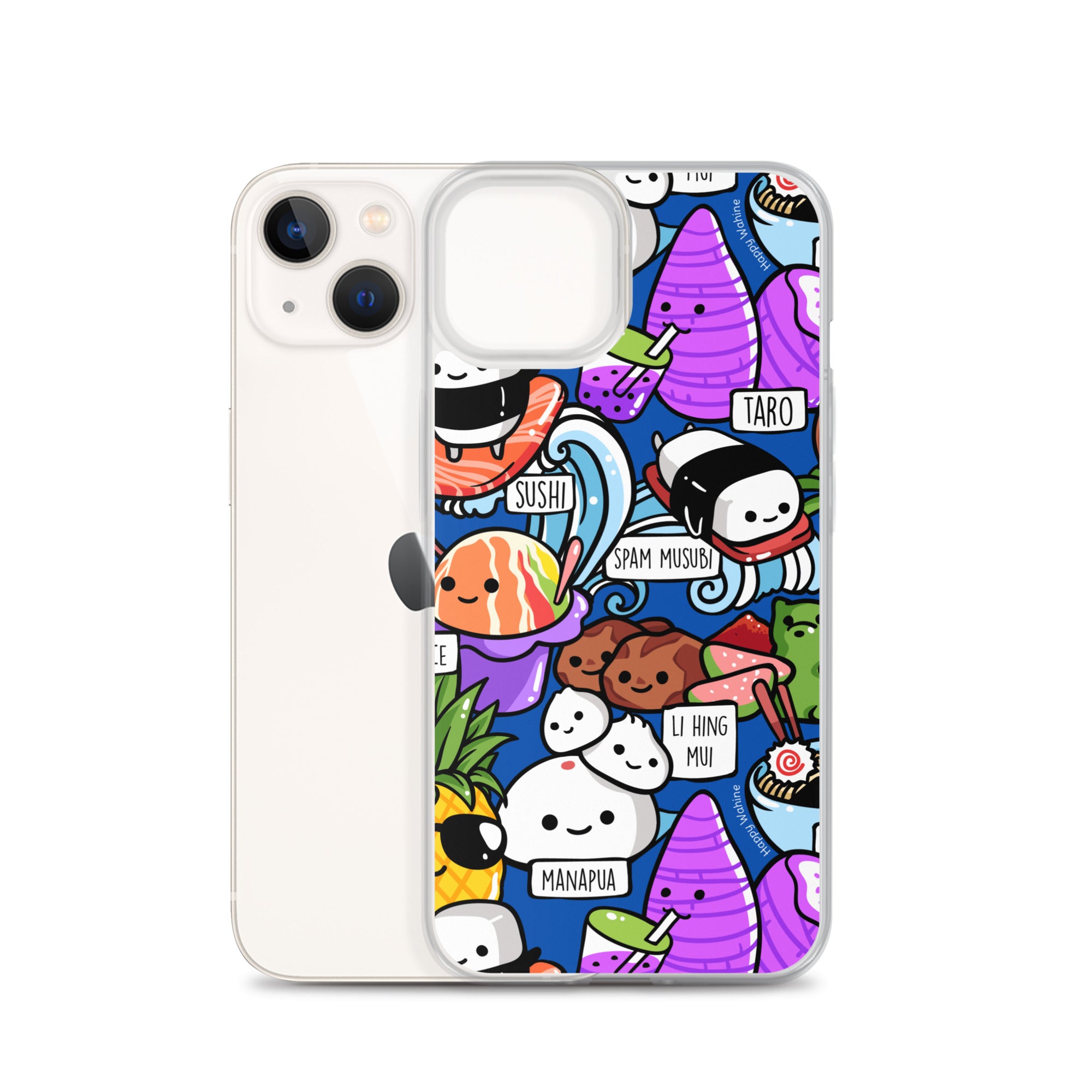 Premium Clear iPhone Case with Craving Hawaii Blue Design - Slim Protective Cover for iPhone [Models] - Perfect for Everyday Use, Travel & Outdoor Activities