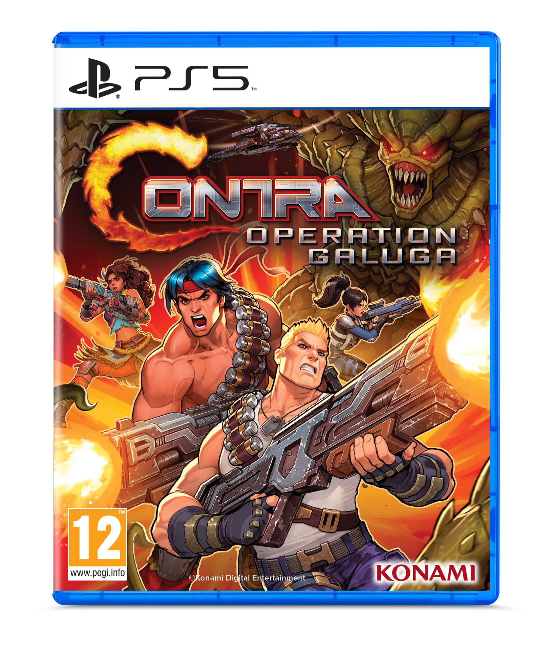 Contra: Operation Galuga - PS5 Game | Classic Run and Gun Action Adventure | Perfect for Retro Gaming Fans and Co-op Play