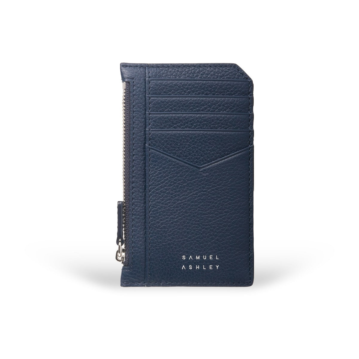 Premium Nicky Leather Card Holder with RFID Protection & Zip Pocket - Slim Wallet for Men & Women, Perfect for Travel, Business & Everyday Use