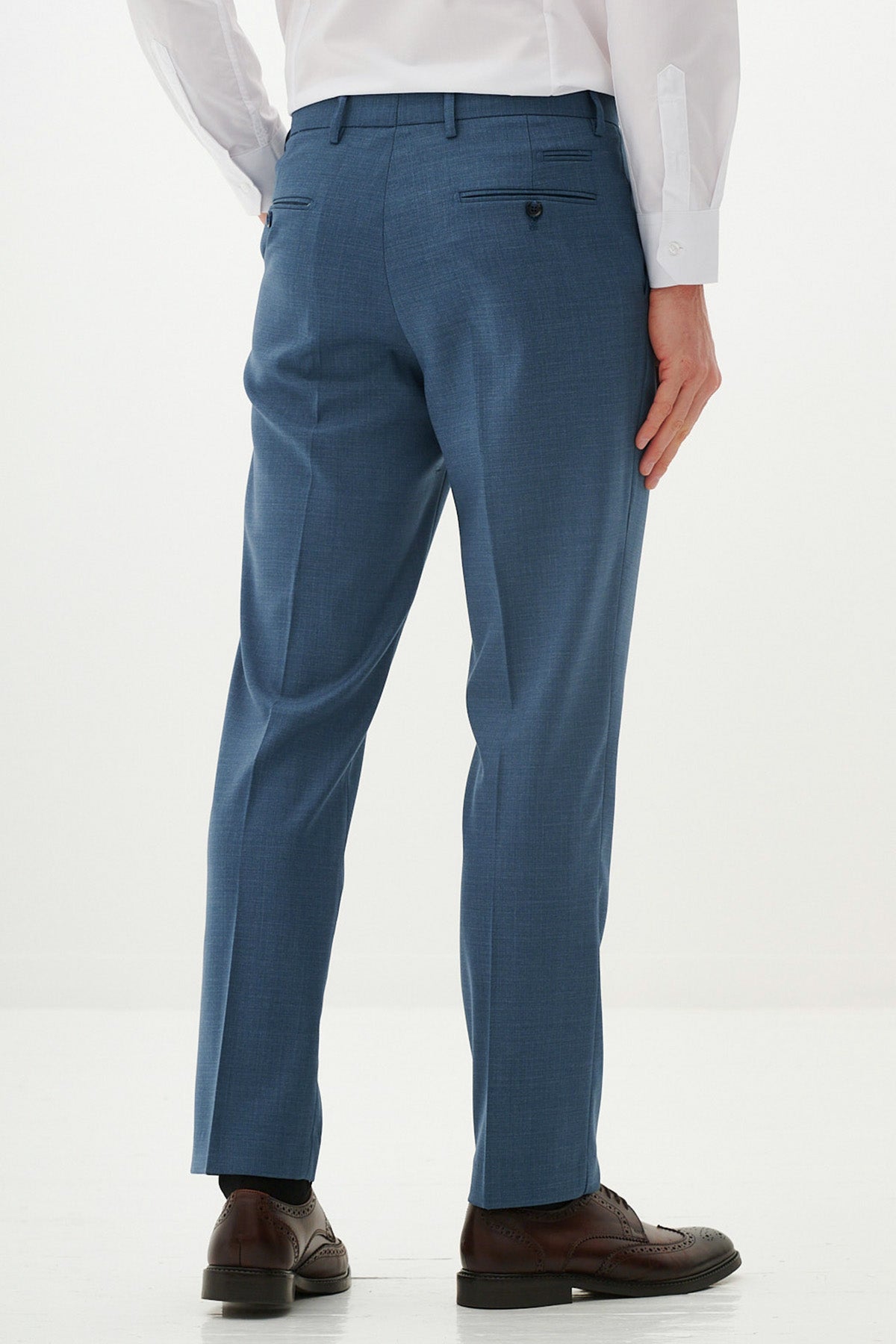 FINLEY Men's Teal Blue Three Piece Suit - Formal Business Attire for Weddings, Interviews & Special Occasions