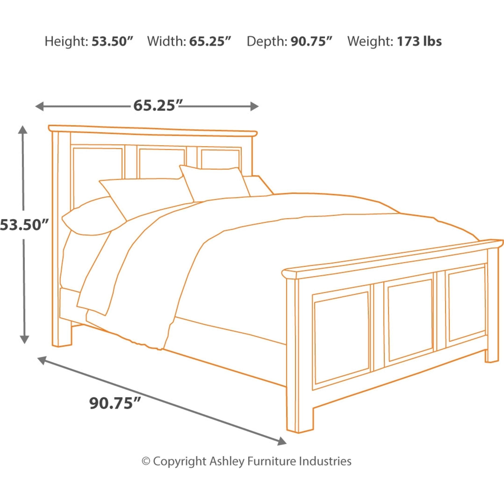 Blaneville 4-Piece Queen Size Bed Frame with Underbed Storage Drawers - Modern Platform Bedroom Furniture for Small Space & Guest Room Setup