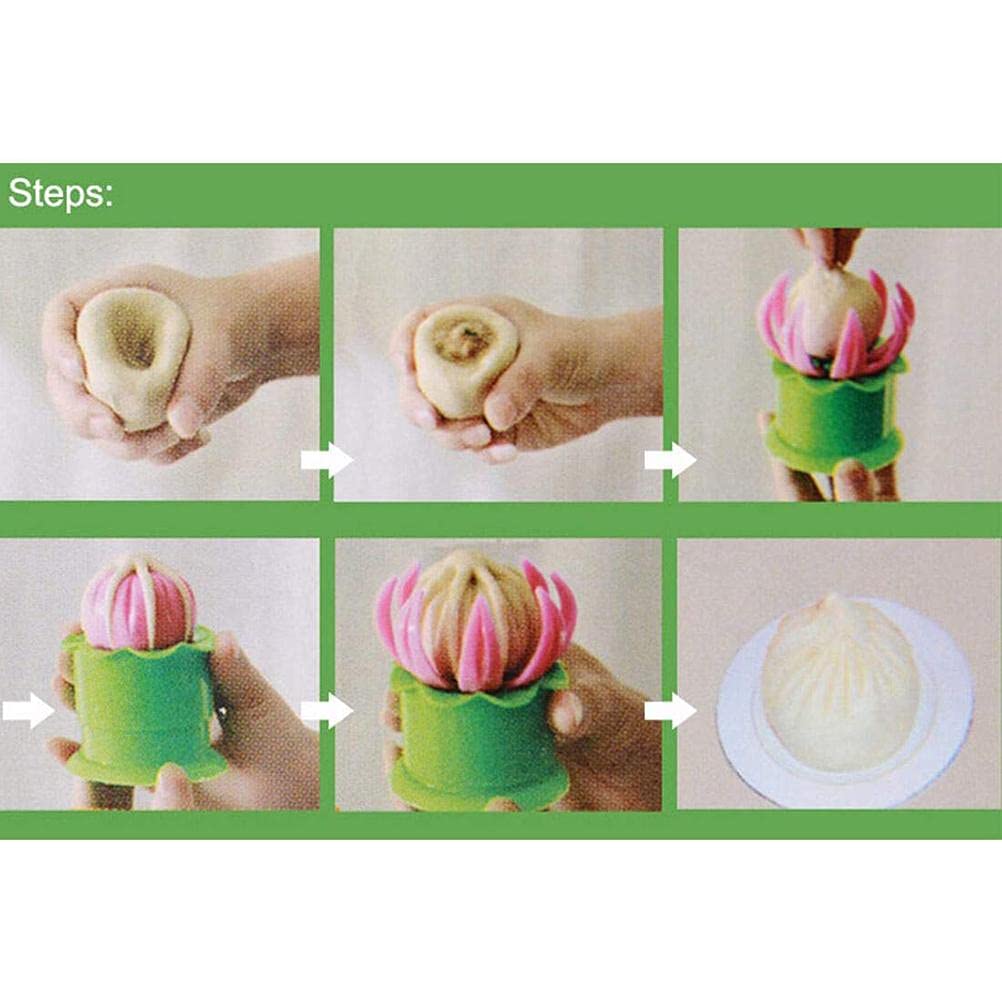 Plastic Baozi Maker - Steamed Bun & Dumpling Making Tool for Homemade Chinese Buns | Perfect for Asian Cooking, Dim Sum Parties & Family Meal Prep