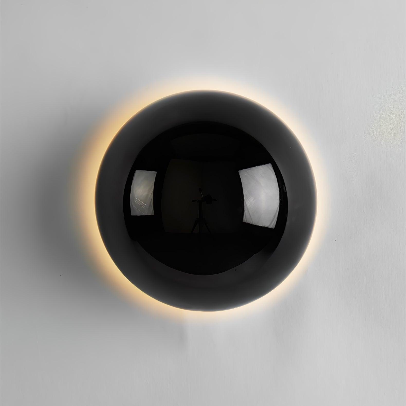 Aurum Sphere Wall Sconce - Modern Gold LED Wall Light Fixture for Living Room, Bedroom & Hallway Decor | Dimmable Indoor Lighting for Home & Office