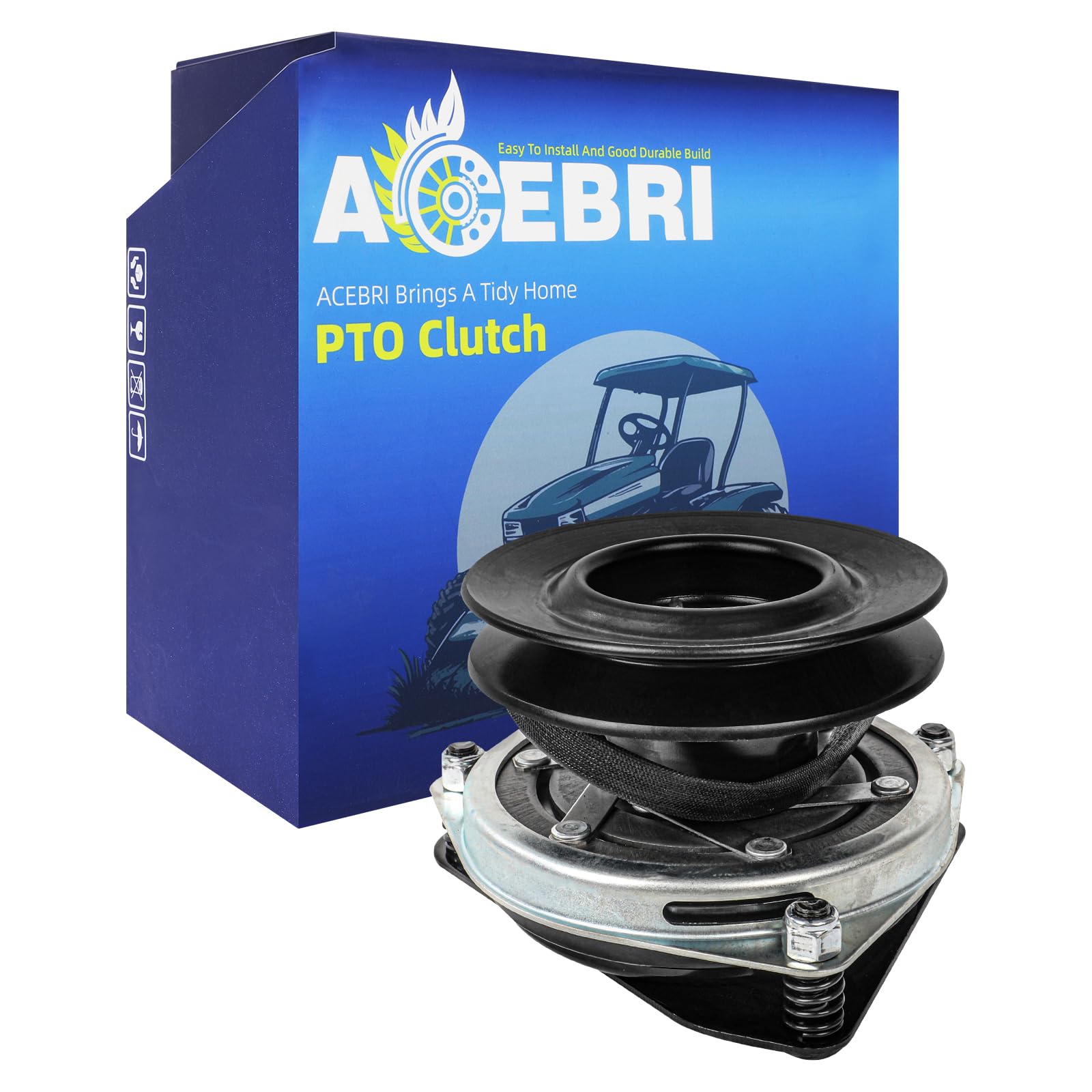 John Deere PTO Clutch Replacement AM131779 - Compatible with GX335, GX345, 325, 335, 345, GX355 Models - Ogura MA-GT-JD23BF MAGTJD23BF Mower Clutch - Perfect for Lawn Tractors & Riding Mowers