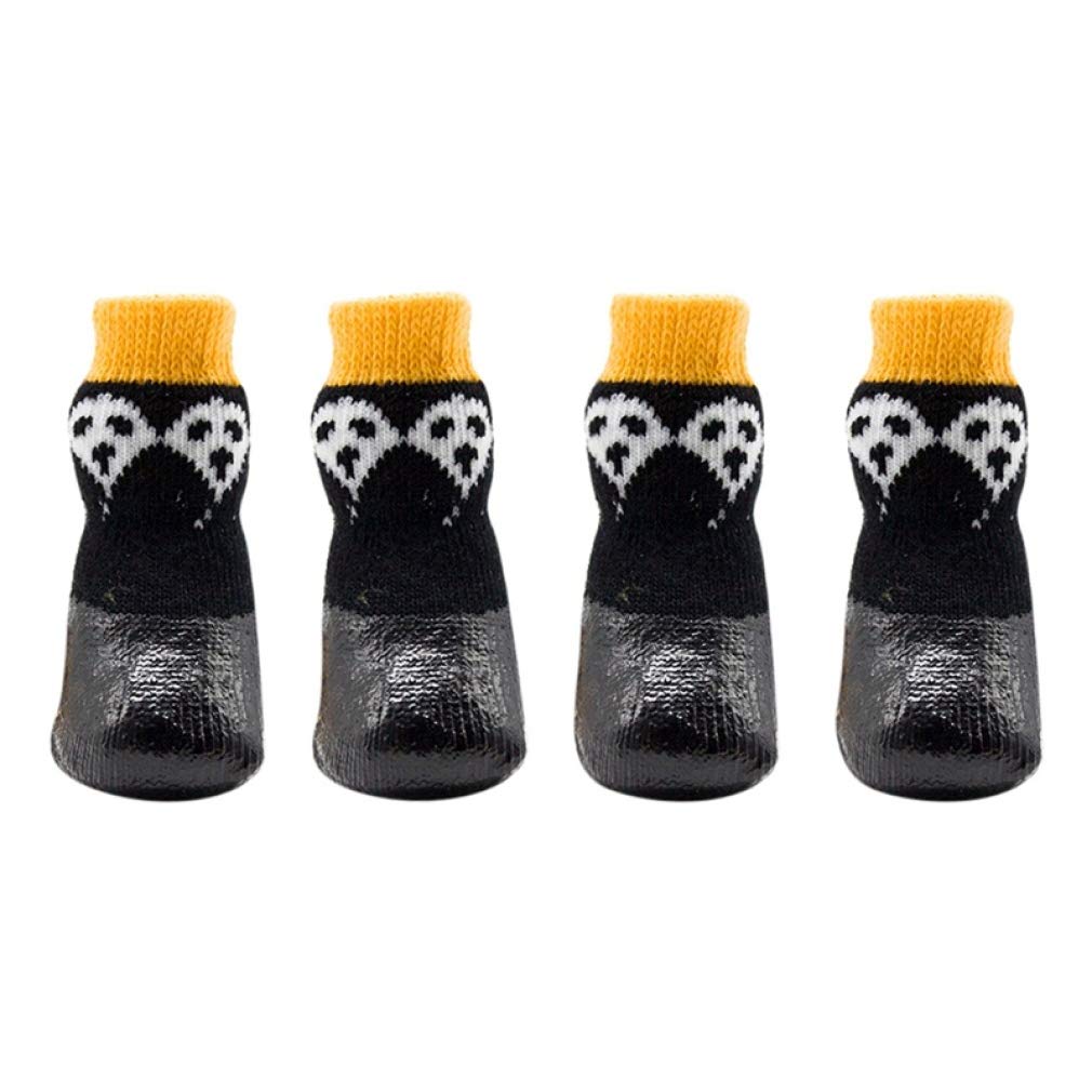 **Non-Slip Dog Boots with Adjustable Straps - Waterproof Paw Protectors for Small & Large Dogs - Indoor & Outdoor Use for Walking, Hiking & Snow Protection**
