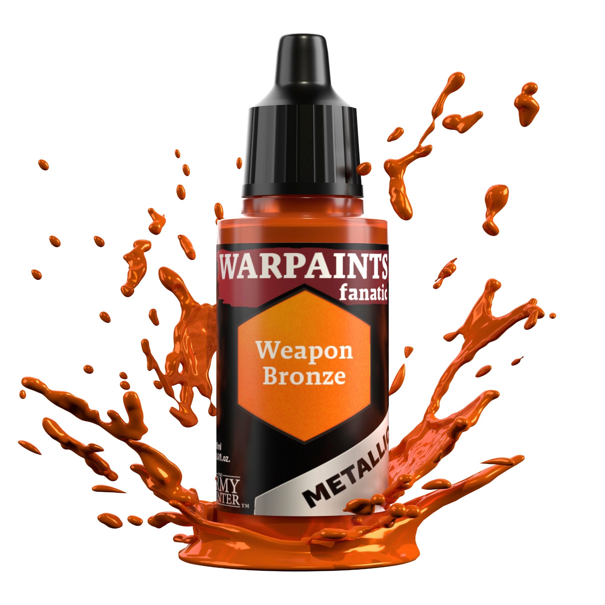 Warpaints Fanatic Metallic Weapon Bronze - Premium Metallic Paint for Miniatures & Models - Perfect for Warhammer, D&D, and Tabletop Gaming