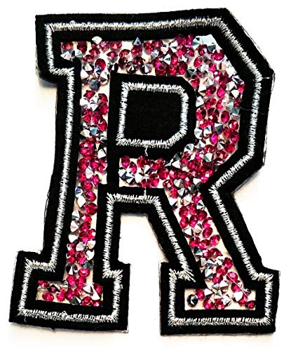 Pink Crystal Letter R