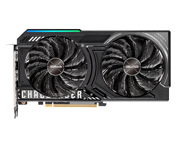 ASRock Radeon RX 9060 XT Challenger 8GB GDDR6 Gaming Graphics Card - High Performance GPU for 4K Gaming, Video Editing & Crypto Mining | PCI Express 4.0, Dual Fan Cooling, RGB Lighting