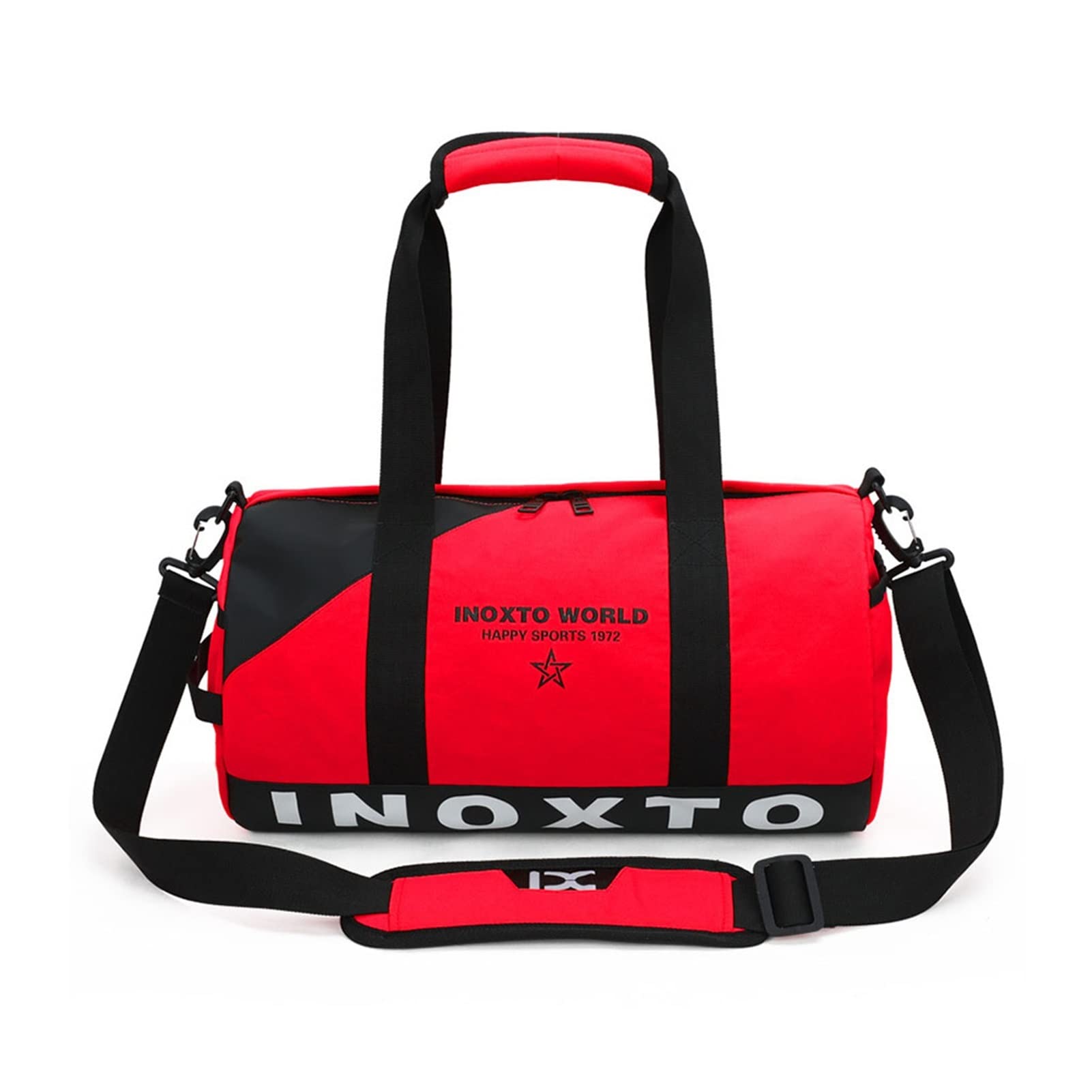 SBJG 20L Sports Gym Bag for Men & Women - Durable Waterproof Training Bag with Shoulder Strap, Multifunctional Fitness Tote for Workout, Travel & Outdoor Activities (Red)