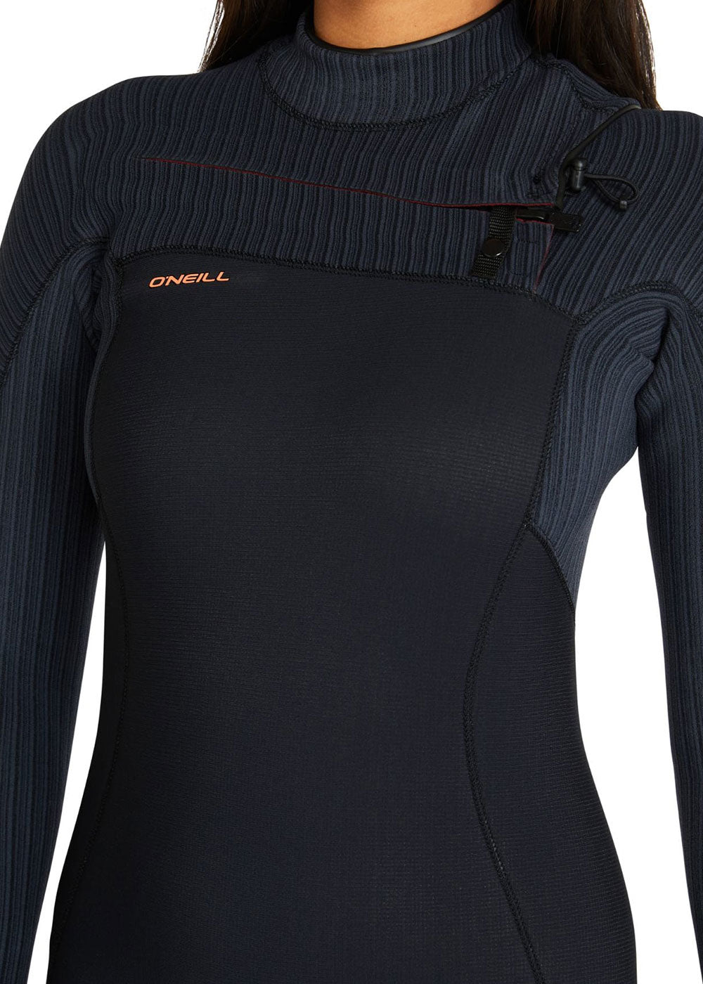O'Neill Women's Hyperfreak Fire 3/2mm Chest Zip Steamer Wetsuit - Premium Neoprene Surfing Suit for Cold Water Surfing, Diving & Water Sports