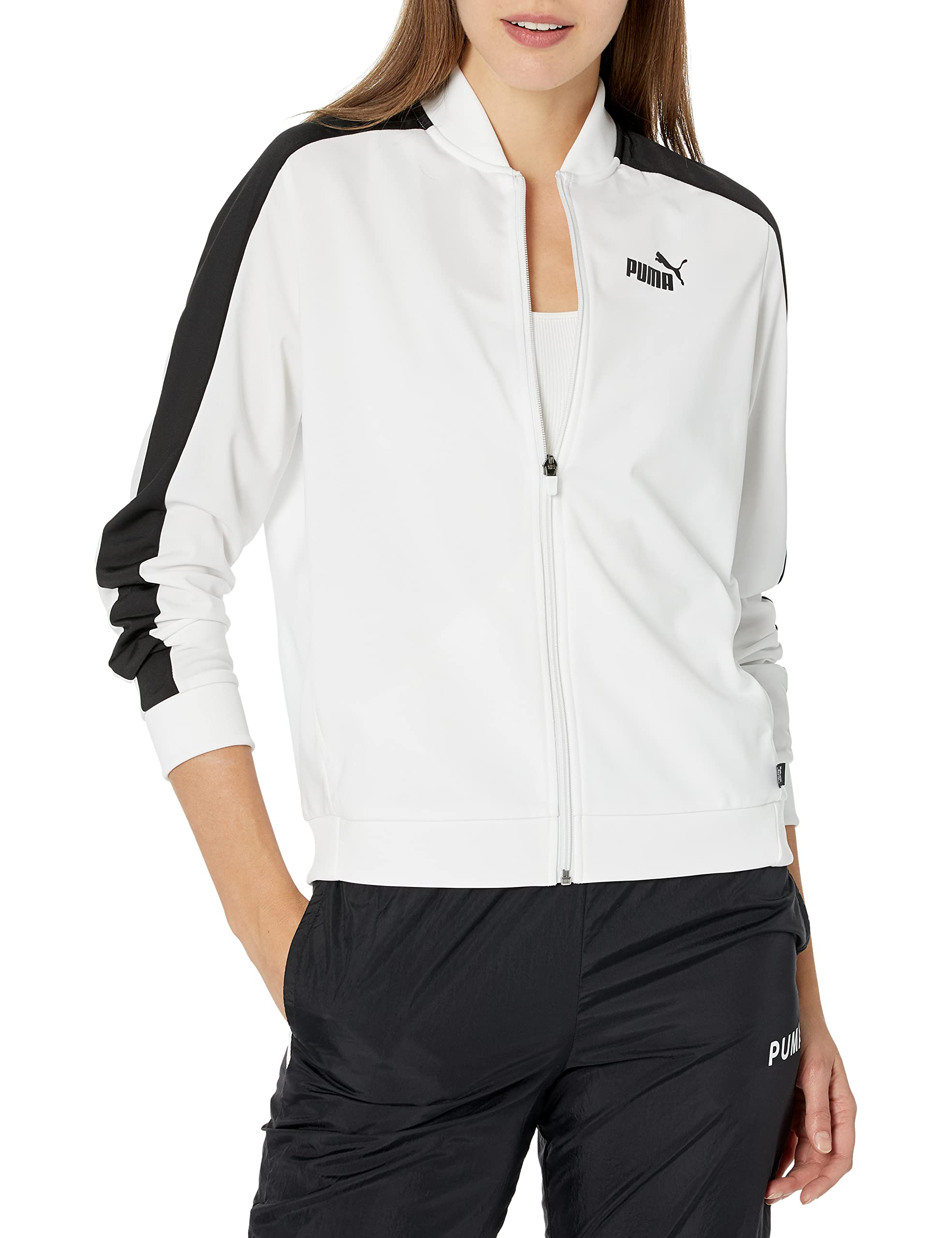 PUMA Women's Tricot Zip Front Jacket - Lightweight Running Hoodie for Outdoor Sports & Casual Wear