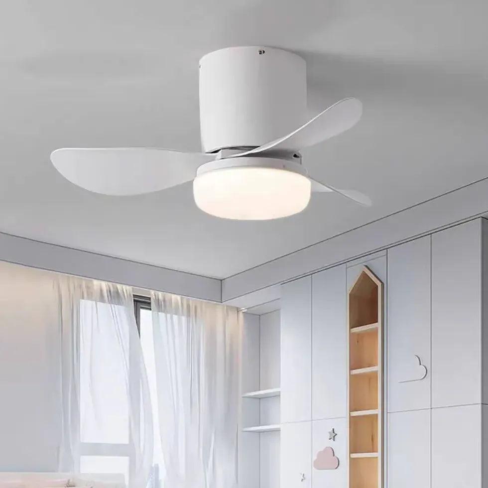 3-Blade Modern Acrylic Ceiling Fan with LED Light - Perfect for Bedroom, Living Room & Office Cooling & Lighting