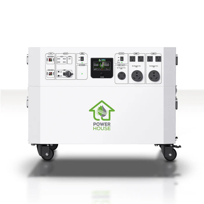 Nature's Generator Powerhouse - Portable Solar Power Station for Home, Camping & Emergencies - Reliable Off-Grid Backup Power Supply with Solar Panel Compatibility
