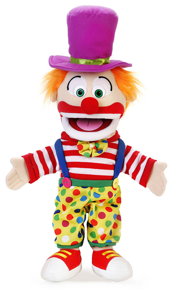 Charlie the Clown Small Hand Puppet - Fun Interactive Toy for Kids, Storytelling & Pretend Play (Code 32) | Perfect for Birthday Parties, Classroom Activities & Family Entertainment