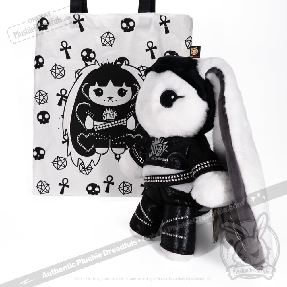 Goth Girl Plushie Dreadfuls - Soft Gothic Stuffed Doll for Alternative Fashion Lovers | Perfect for Bedroom Decor, Halloween Gifts & Emo Aesthetic Collections