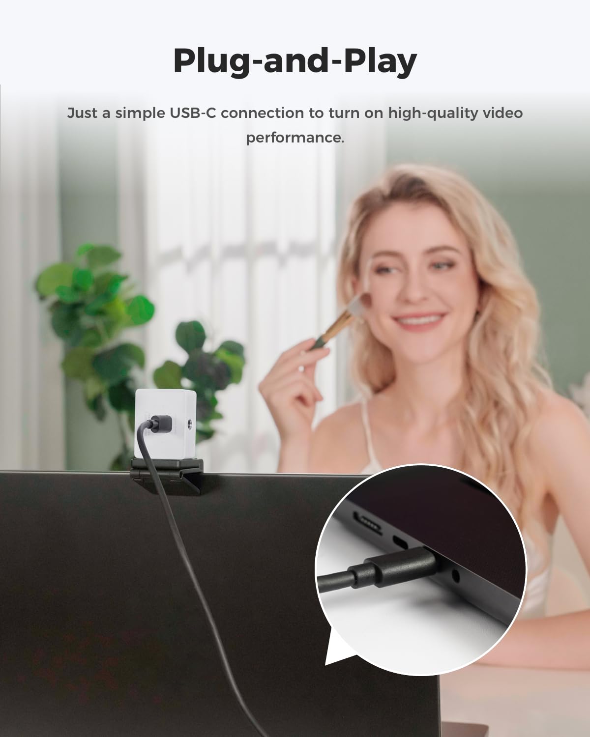 OBSBOT Meet 2-4K Webcam for PC with 1/2
